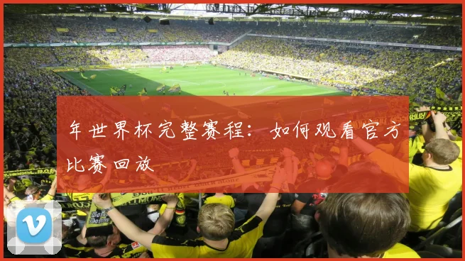 年世界杯完整赛程：如何观看官方比赛回放